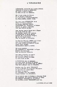RECEUIL DE POEMES D ANDRE NICOSIA - INOUBLIABLE ORAN (21)